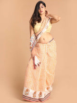 EMBER GLOW (HANDLOOM 100% PURE COTTON SAREE)