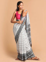MIDNIGHT ALLURE (NET COTTON BLEND SAREE)