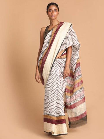 EBON ELEGANCE (GADWAL COTTON BLEND SAREE)