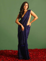 AZURE DAYDREAM (BENGAL HANDLOOM COTTON BLEND SAREE)