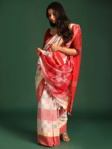 PURE ELEGANCE (HANDLOOM 100% PURE COTTON SAREE)