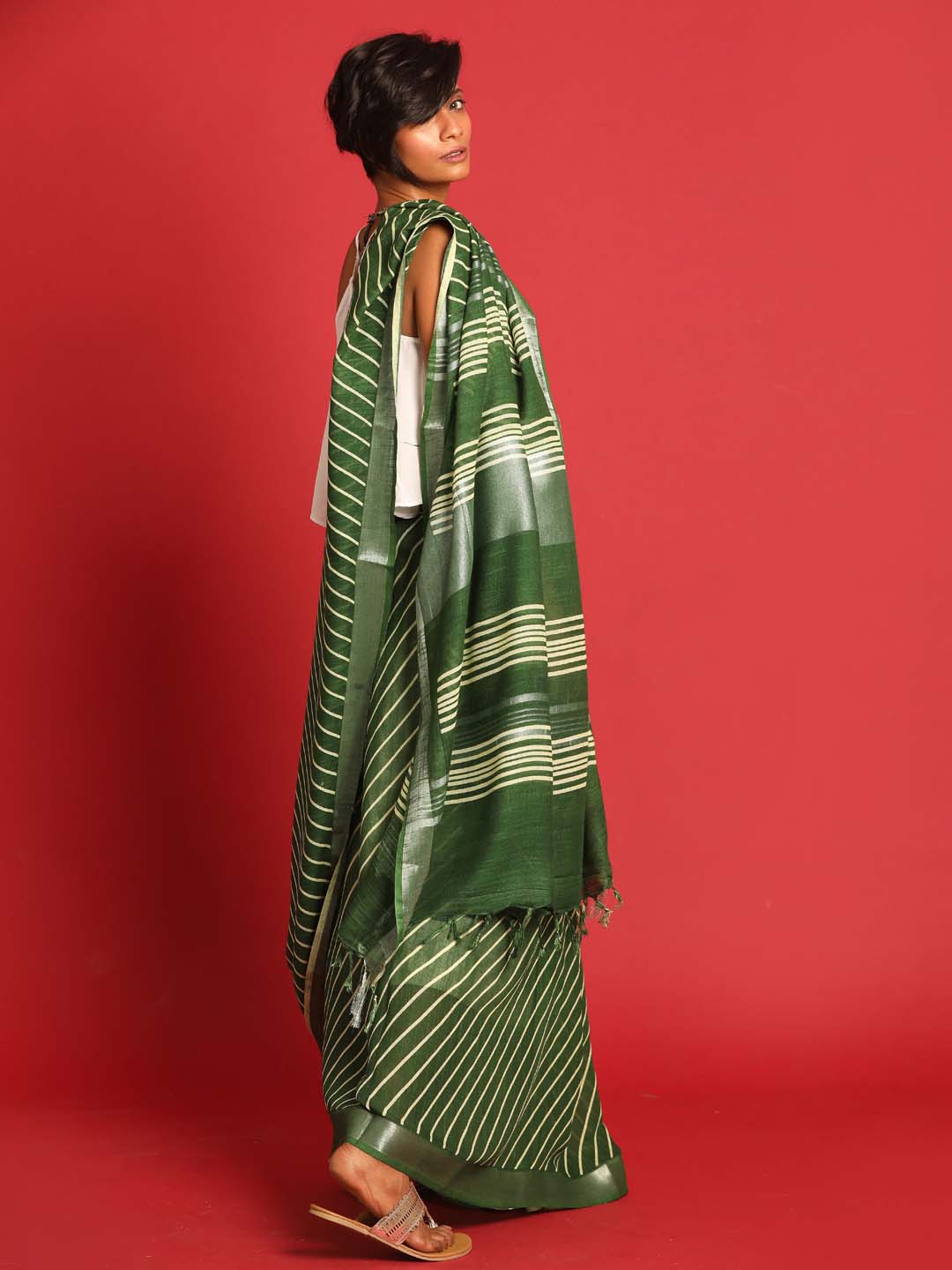 VERDANT WHISPER (SAREE)