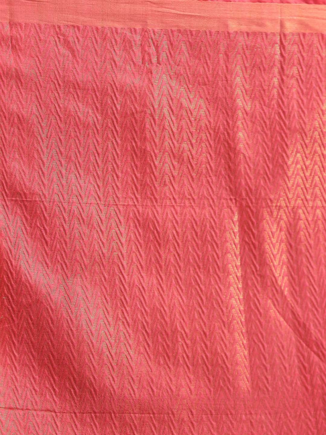 Indethnic Pink Liva Woven Design Saree - Saree Detail View