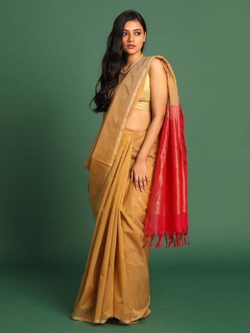 BEIGE SERENITY (OTHER ART SILK SAREE)