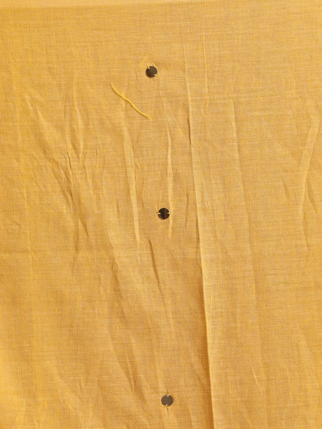 Indethnic Yellow Solid Daily Wear - Saree Detail View