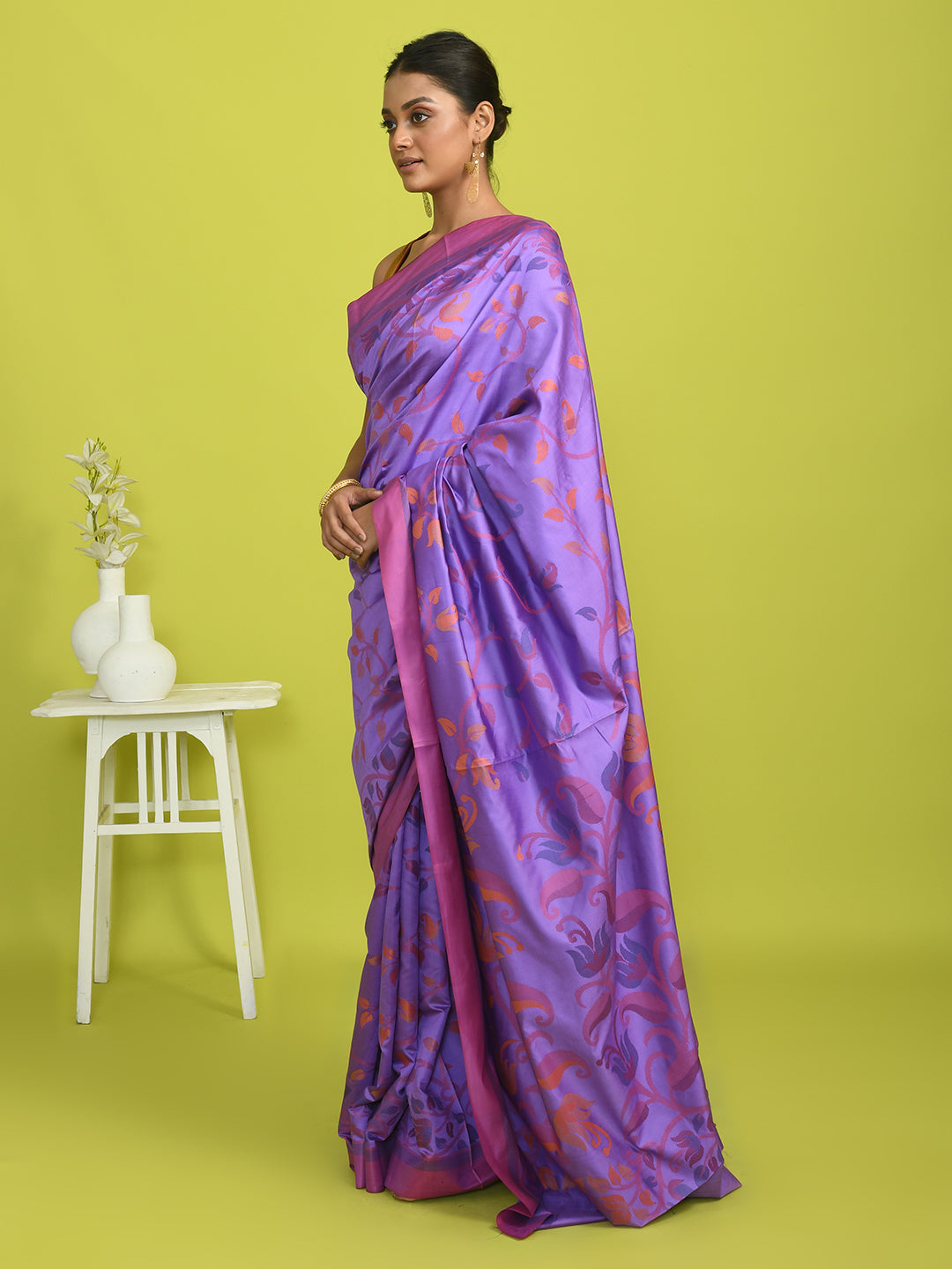 LAVENDER WHISPER (HANDLOOM ART SILK SAREE)