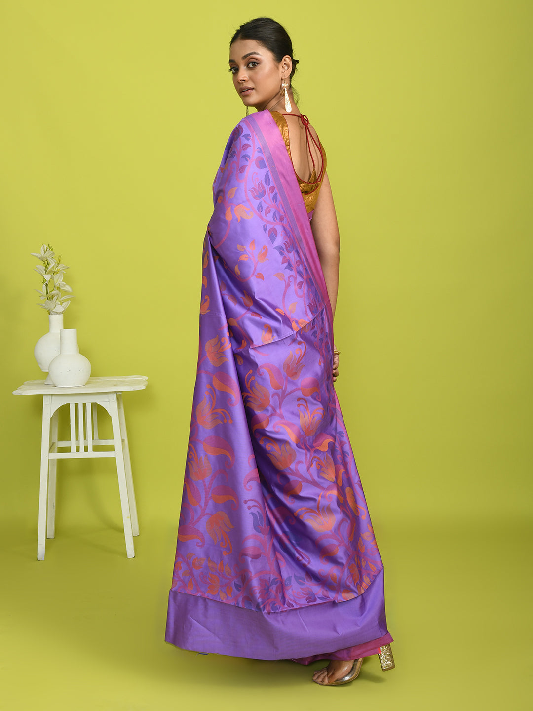 LAVENDER WHISPER (HANDLOOM ART SILK SAREE)