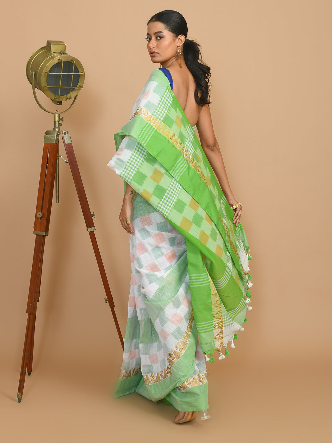 VERDANT CHECK (SAREE)