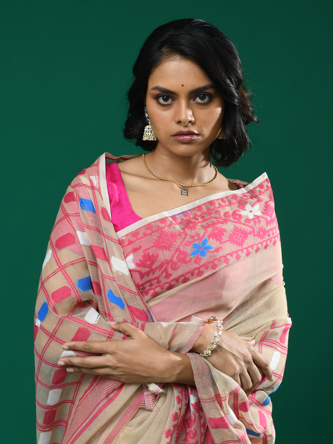 BLUSH AURA (SAREE)