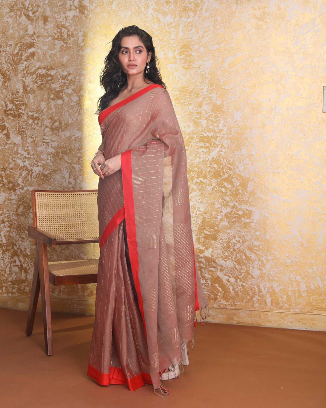 SAND STRIPES (SAREE)