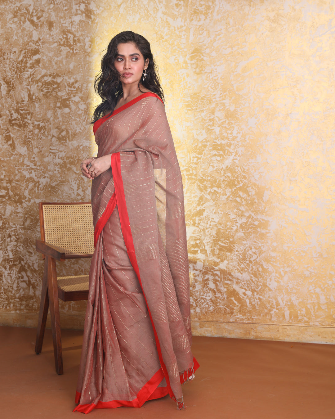 SAND STRIPES (SAREE)