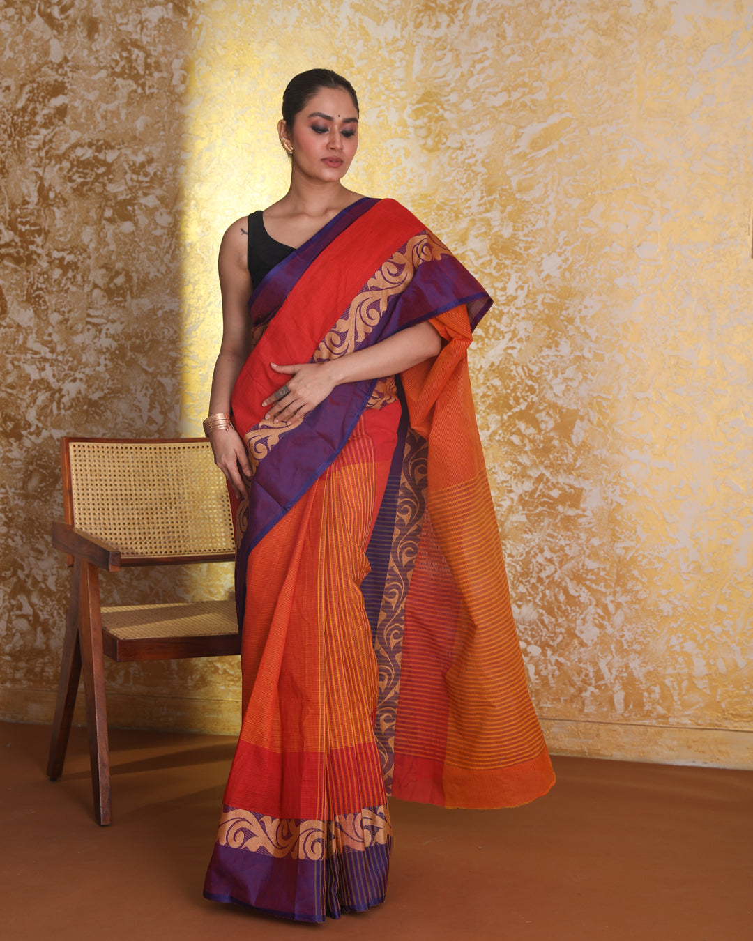 SUNLIT GOLD (JAMDANI  SAREE)