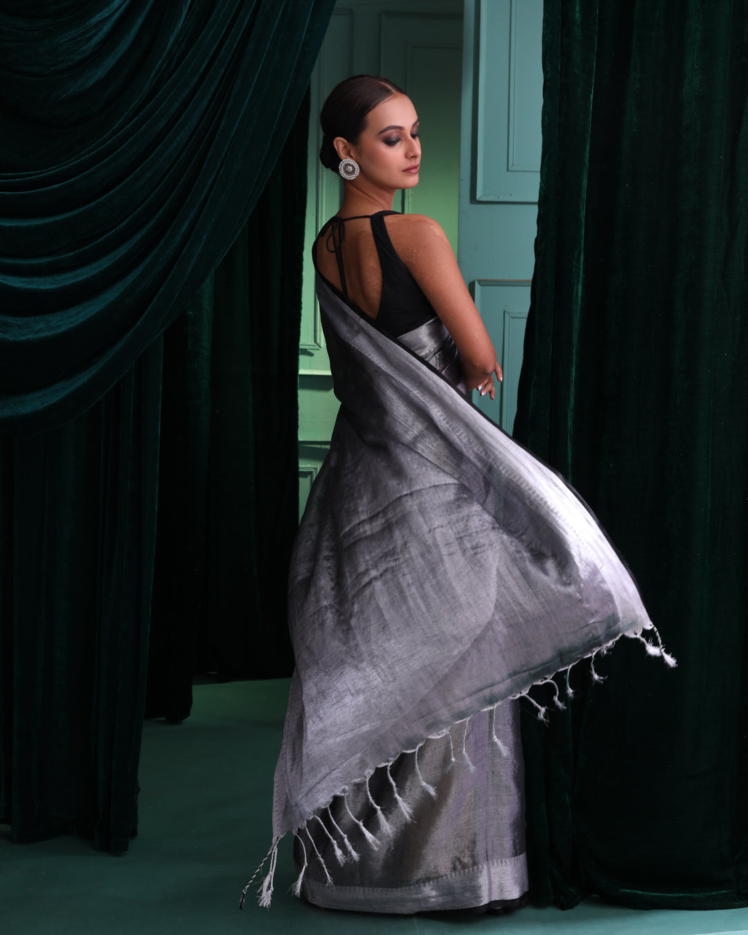 MIDNIGHT LUXE (SAREE)