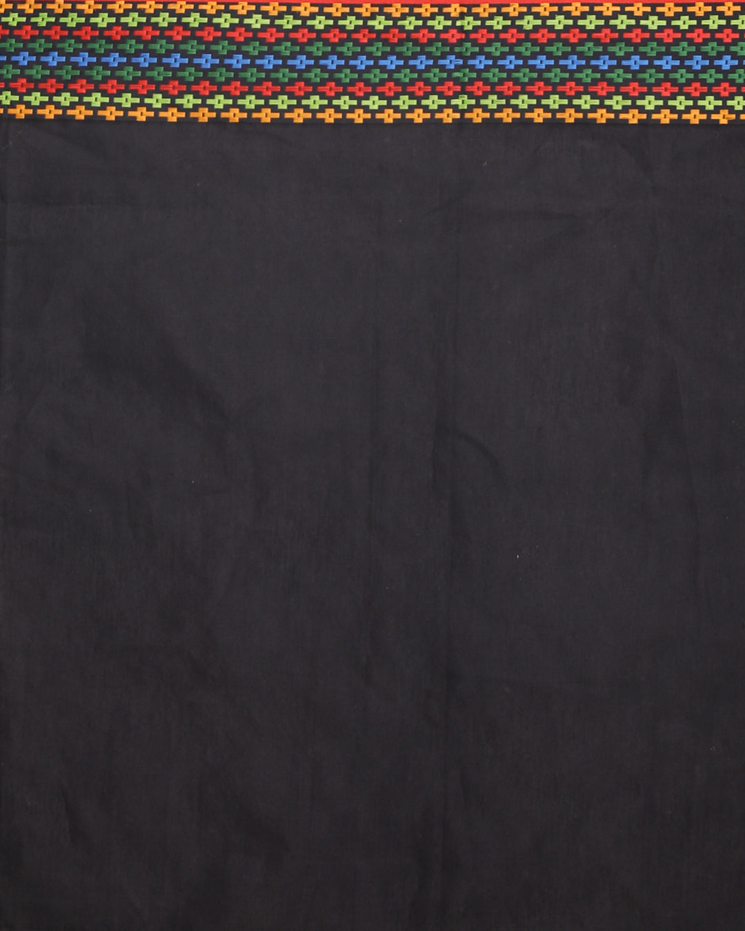 Chanderi Black Striped Daily Wear