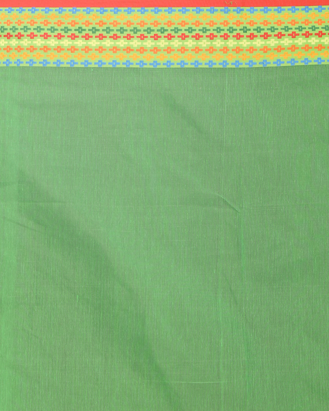 Chanderi Green Striped Daily Wear