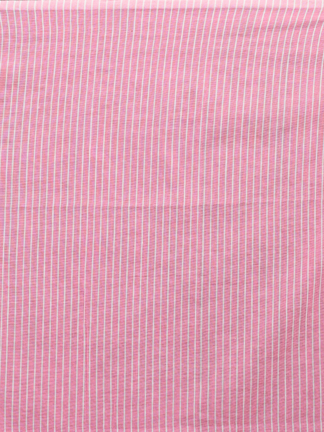 Pink Striped Daily Wear  Saree