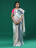 URBAN SERENITY (BENGAL HANDLOOM COTTON BLEND SAREE)