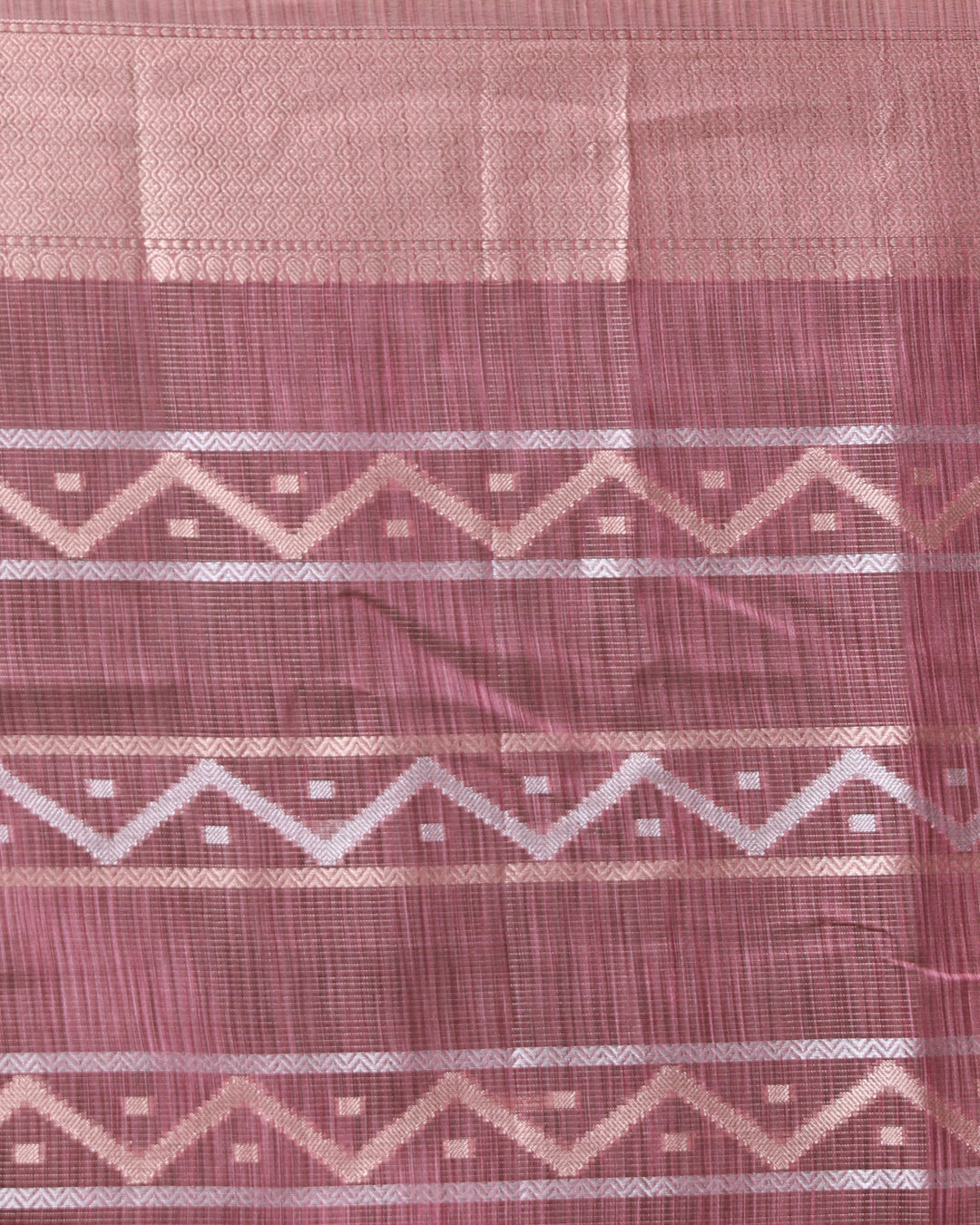 Banarasi Pink Woven Design Festive Wear  Saree