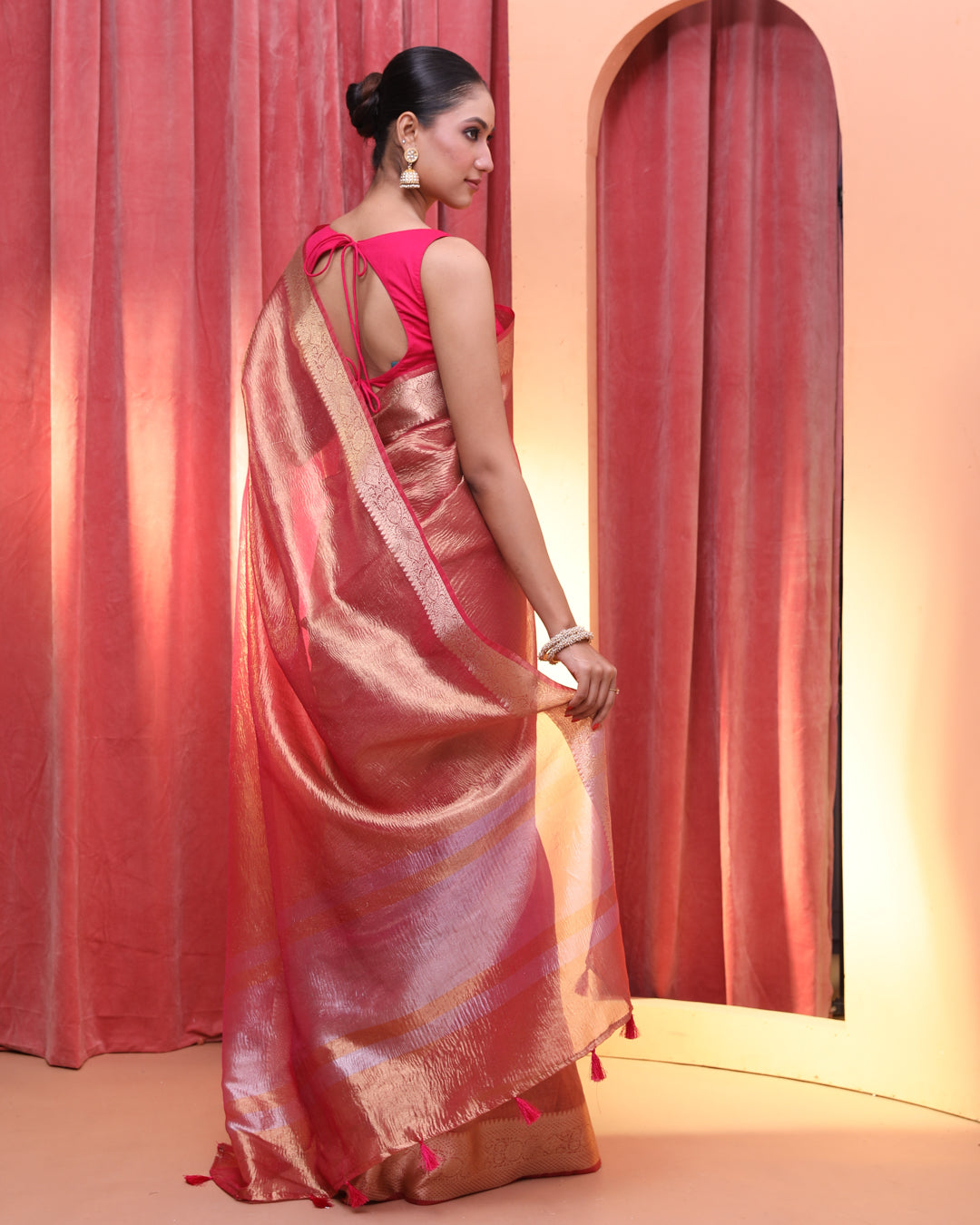 BLUSH RADIANCE (SAREE)