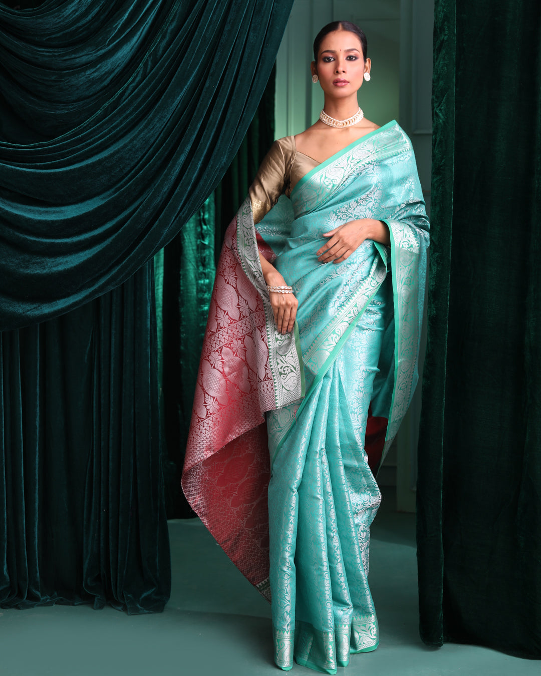 EMERALD ENCHANTMENT (SAREE)