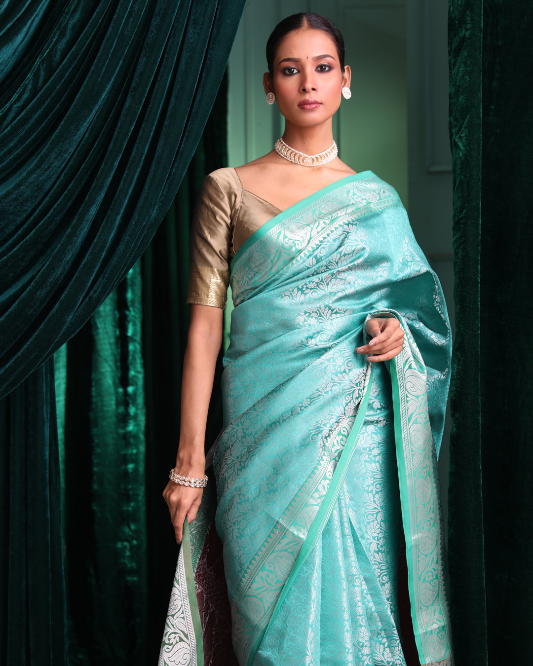 EMERALD ENCHANTMENT (SAREE)