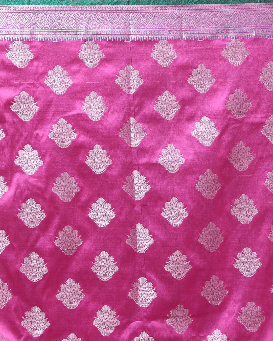 Kanjeevaram Pink Woven Design Traditional Wear  Saree