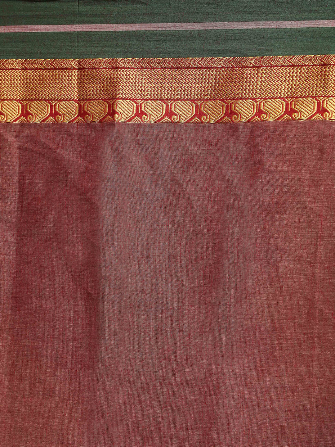 Indethnic Maroon Solid Saree - Saree Detail View