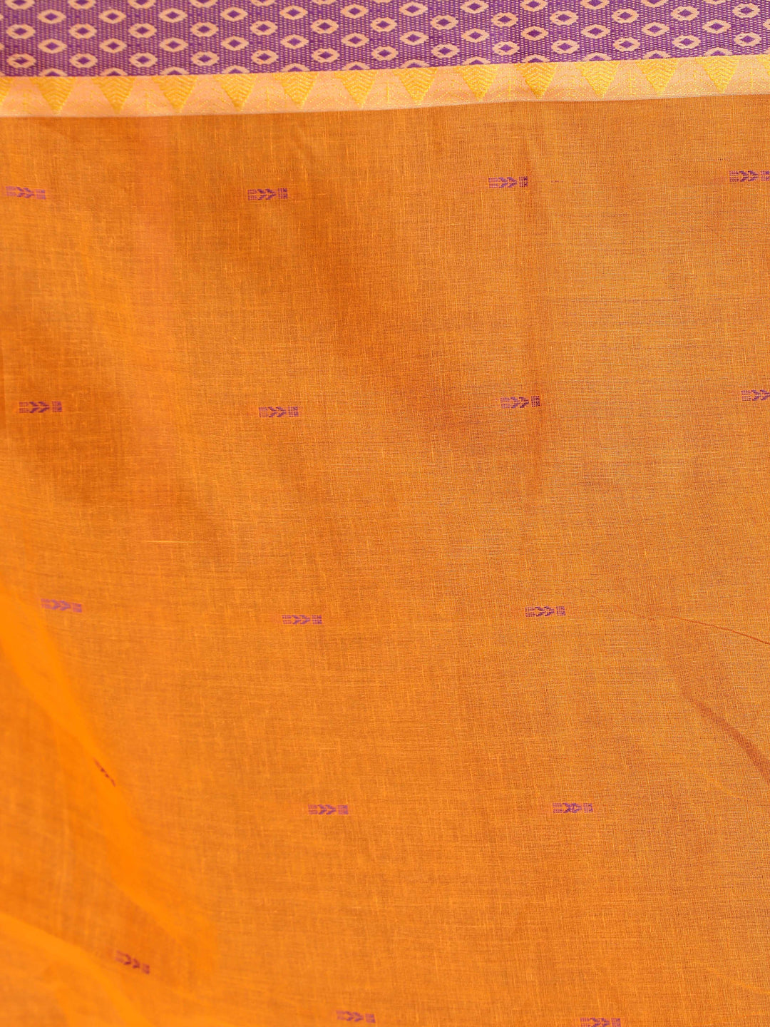 Indethnic Yellow Woven Design Saree - Saree Detail View