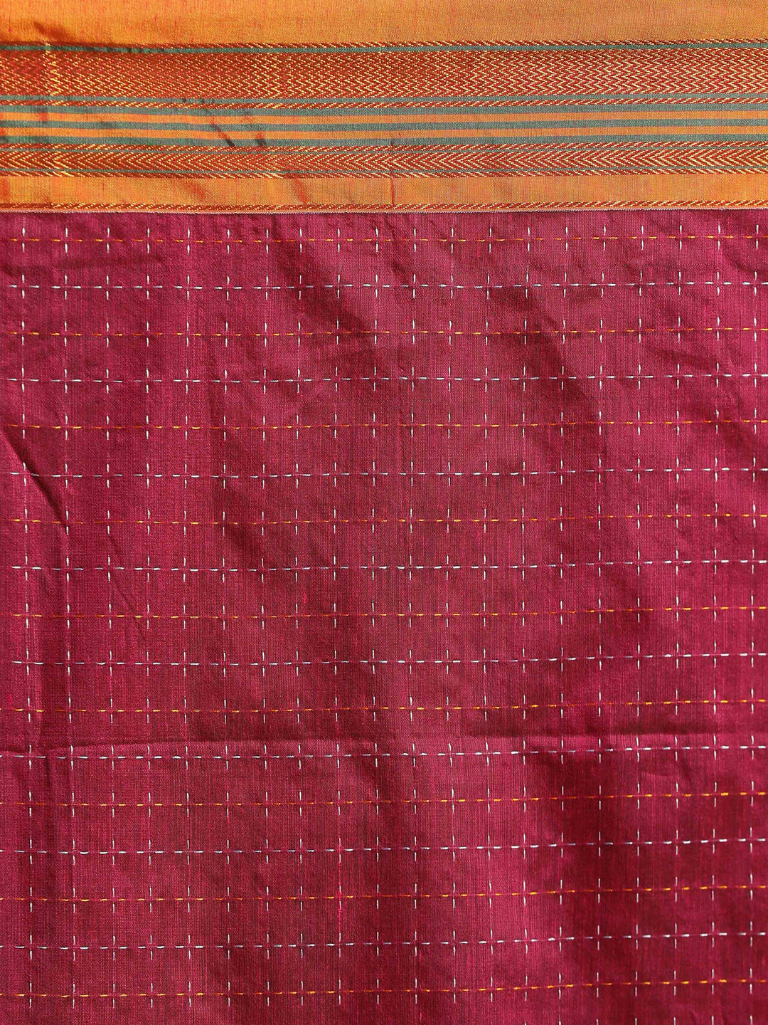 Indethnic Pink Woven Design Saree - Saree Detail View