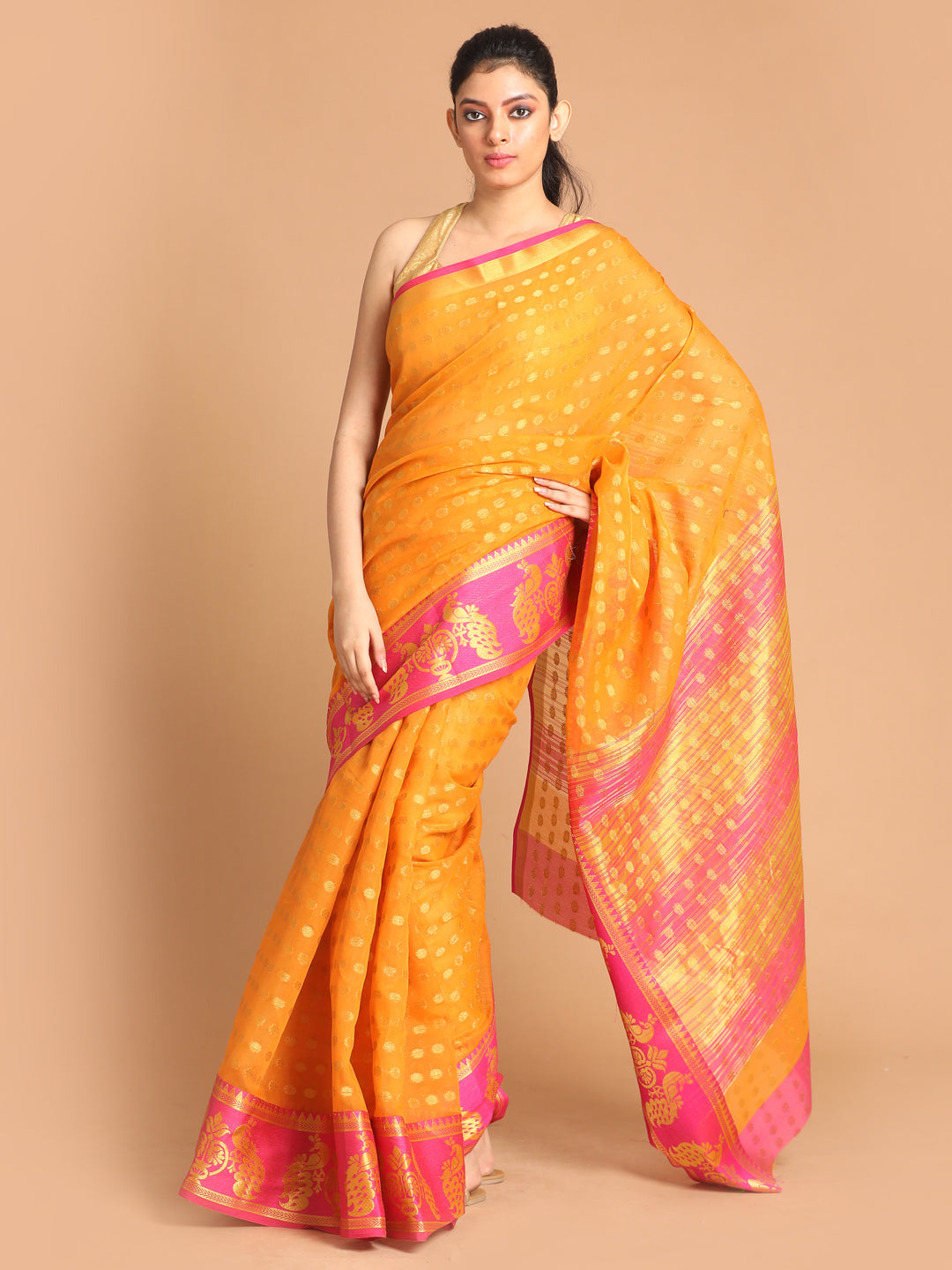 GOLD DUST ROSE (SAREE)