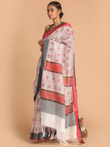 MIDNIGHT ELEGANCE (GADWAL COTTON BLEND SAREE)